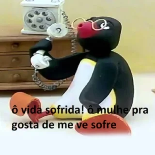Telegram sticker 😔 Pingu @lbrabo