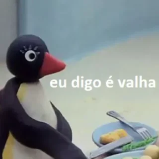 Telegram sticker 🫢 Pingu @lbrabo