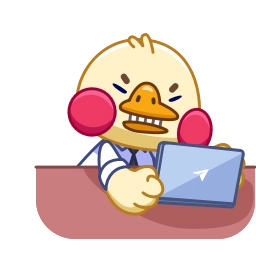 Telegram sticker 😠 Utya