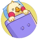 Video sticker 😴 Utya