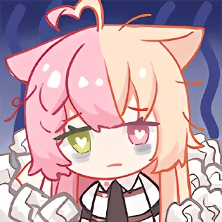Sticker 😣 桃井最中Monaka装扮 @MonakaSticker