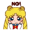 Sticker 😒 Sailor Moon - @TelemojisMaydroid