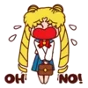 Video sticker 😭 Sailor Moon - @Tel...