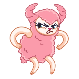 Telegram sticker 🤬 Cloudia