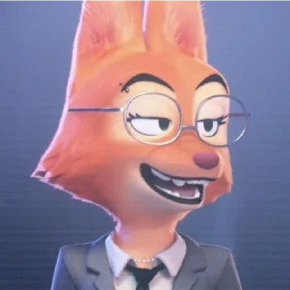 Telegram sticker 🦊 Diane Foxington Ultimate Pack