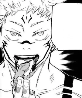 Telegram sticker 🔥 宿儺涼麺: @Bluelocksticker