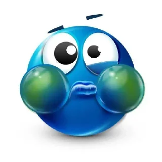 Telegram sticker 🤢 🔵 by @entercube