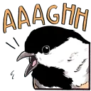 Telegram sticker 😫 False Knees