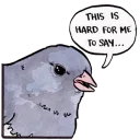 Telegram sticker 😔 False Knees