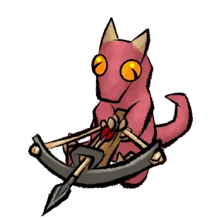 Telegram sticker 🏹 Sketchy kobolds