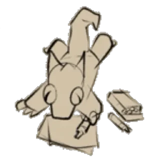 Telegram sticker 🖍️ Sketchy kobolds