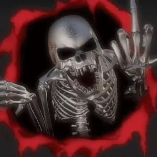 Telegram sticker 🖕 сраный огурец