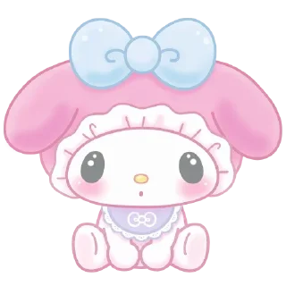Telegram sticker 🍼 ꒰🍼꒱ マイメロディのステッカ ꒰🍼꒱