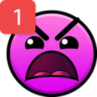 Video sticker 💢 Geometry Dash by @dialynx