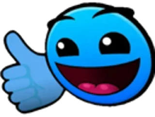 Telegram sticker 👍 Geometry Dash by @dialynx