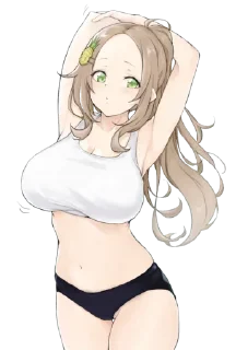 Telegram sticker ❤️ Azu's 1 - @Ecchi_Network