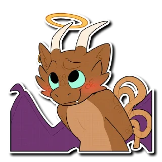 Telegram sticker 😇 Bahor