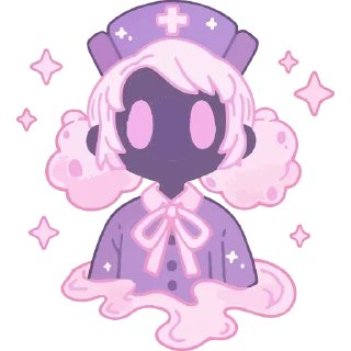 Telegram sticker 💉 НЕЖНЫЕ 🌸✨ @cute_enot_art