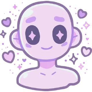 Video sticker 👤 НЕЖНЫЕ 🌸✨ @cute_enot_art