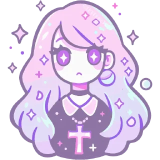 Telegram sticker 🌹 НЕЖНЫЕ 🌸✨ @cute_enot_art