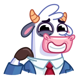 Telegram sticker 😬 Cow