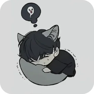 Telegram sticker ❤ слезы на увядших цветах @TAKCA_HAX