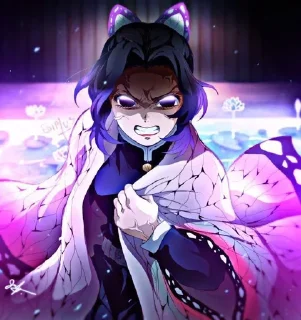 Telegram sticker 😡 Shinobu 🦋 @TgEmodziBot