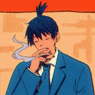 Telegram sticker 🚬 𝗖𝗵𝗮𝗶𝗻𝘀𝗮𝘄 𝗺𝗮𝗻 2 @Toji_sama