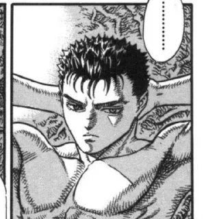 Telegram sticker ⚫️ GUTS @Maus_211 Berserk