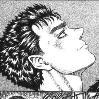 Telegram sticker ⚪️ GUTS @Maus_211 Berserk