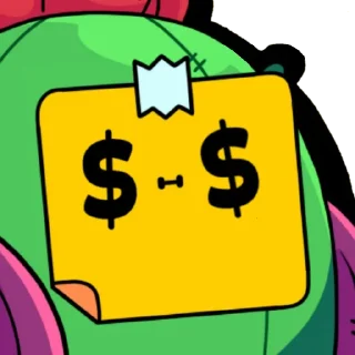 Telegram sticker 🤑 Spike Sprout | @trey471