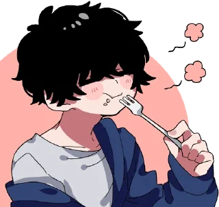 Telegram stiker ☺️ Mash and tempered boys TL-EDIT :: @line_stickers