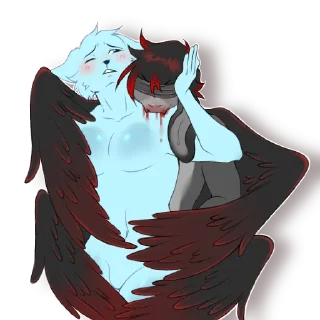 Sticker 🦷 Azazel the fallen
