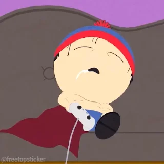 Video sticker 😴 South Park @freetopsticker