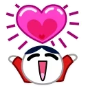 Telegram sticker ❤️ Chibi-Chan