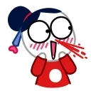Telegram sticker 😳 Chibi-Chan