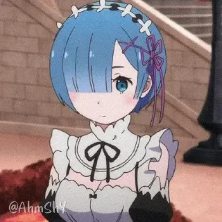 Telegram sticker 💙 - ᗷY @ahMshY 𓉮 . Rem