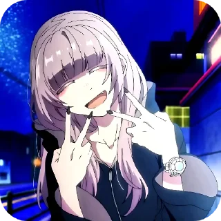 Sticker 😂 Песнь ночных сов 1 @anime_sticks