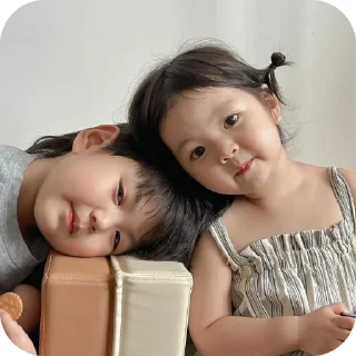 Telegram stiker 👍 Baby Malukinho & Cora