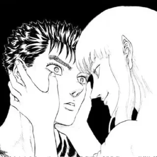 Telegram sticker 🥰 Griffith dada by @ego1205 @moa0107