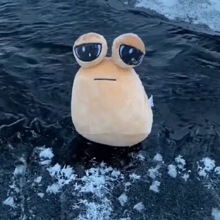 Video sticker 🌊 Pou | @emojis4 @emojipipka