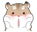 Telegram sticker 😯 Pudding Hamster @tikelku