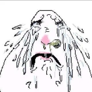 Telegram sticker 😭 смехуятина