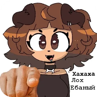 Video sticker ✋ Ебать, Мими