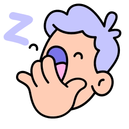 Telegram sticker 😴 Doodles stickers