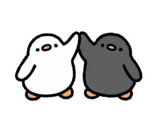 Video sticker 🐣 ૮ ˶ˆ꒳ˆ˵ ა ﹕ @mewsticks   ｡ ˚  ○