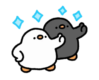 Video sticker 🐣 ૮ ˶ˆ꒳ˆ˵ ა ﹕ @mewsticks   ｡ ˚  ○