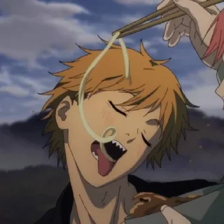 Telegram sticker 🪚 「 denji 」@stickerspackanime