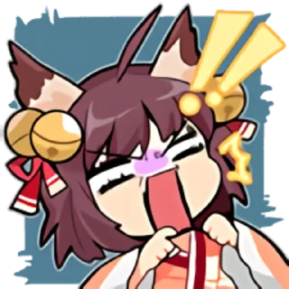 Telegram stiker 🙀 Mahjong Soul EN