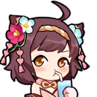 Telegram stiker 🥤 Mahjong Soul EN